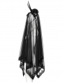 Black Gothic Reversible Demon Horn Veil