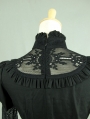 Black Vintage Long Sleeves Romantic Victorian Dress