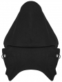 Black Gothic Wasteland Hooded Short Vest for Women