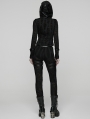 Black Gothic Decadent Punk Leggings for Women
