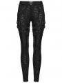 Black Gothic Decadent Punk Leggings for Women