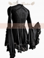 Black Lace Long Sleeves Gothic Blouse