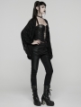 Black Gothic Decadent Punk Style Cardigan for Women