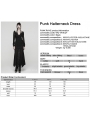 Black Gothic Punk Halterneck Asymmetric Long Dress