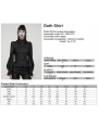 Black Retro Gothic Puff Sleeve Ruffled Shirt for Women