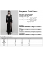 Black Gorgeous Gothic Velvet High Slit Fishtail Dress