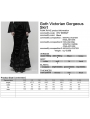 Black Gothic Victorian Gorgeous Velvet Tiered Maxi Skirt