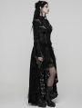 Black Sexy Gothic Gorgeous Velvet Lace Shirt for Women