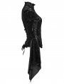 Black Sexy Gothic Gorgeous Velvet Lace Shirt for Women