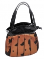 Brown and Black Gothic Halloween Bat Pumpkin Handbag