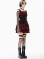 Black Gothic Lace Zip Front Waist Training Corset