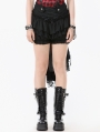 Black Gothic Vintage Layered Ruffle Tail Bloomers