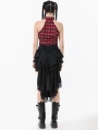 Black Gothic Vintage Layered Ruffle Tail Bloomers