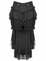 Black Gothic Vintage Layered Ruffle Tail Bloomers