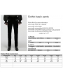 Black Vintage Gothic Embossed Velvet Pants for Men