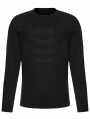 Black Gothic Cyberpunk Long Sleeve T-Shirt for Men