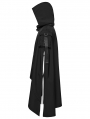 Black Gothic Wasteland Punk Waterproof Irregular Cloak for Men