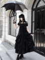 Black Gothic Multi-Layered Ruffle Loose Lolita JSK Dress