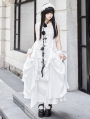 White Gothic Multi-Layered Ruffle Loose Lolita JSK Dress