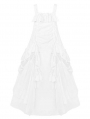 White Gothic Multi-Layered Ruffle Loose Lolita JSK Dress