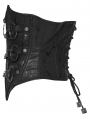 Black Gothic Punk Handcuffs Chain Corset Waistband