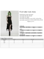 Black Sexy Gothic Punk Halter Irregular Ruffled Dress