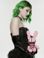 Pink Punk Rivet Cute Rabbit Doll