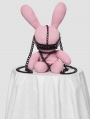 Pink Punk Rivet Cute Rabbit Doll