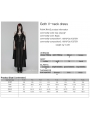 Black Sexy Gothic Off Shoulder Deep V-Neck Long Dress