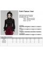 Black and Red Retro Gothic Palace Underbust Corset Vest for Women