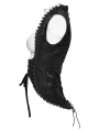 Black Retro Gothic Palace Underbust Corset Vest for Women