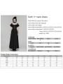 Black Gothic Gorgeous Embroidery Lace Short Sleeve Party Dress