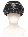 Black Gothic Punk Skeleton Spike Studded Hat