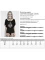 Black Gothic Punk Symmetrical Zipper Shorts for Women