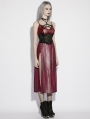 Black Gothic Bat Shape Gradient Corset Belt