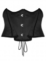 Black Gothic Bat Shape Gradient Corset Belt