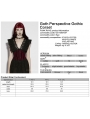 Red Gothic Embroidery Lace Spiked Corset Waistband