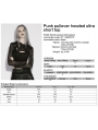 Black Gothic Punk Pullover Hooded Ultra Crop Top for Women