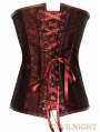 Brown Steampunk Overbust Corset