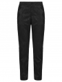 Black Gothic Dark Pattern Jacquard Pants for Men