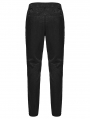Black Gothic Dark Pattern Jacquard Pants for Men
