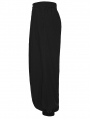 Black Gothic Baggy Tapered Cuffed Pants for Men