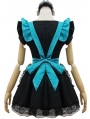 Green and Black French Maid Lolita Dress