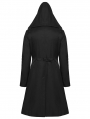 Black Dark Gothic Punk Functional Hooded Jacket for Men