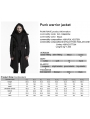 Black Gothic Punk Warrior Hooded Jacket for Men