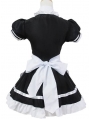 Black and White Sweet Maid Lolita Dress