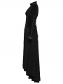 Black Gothic Victorian Vintage Long Velvet Dress