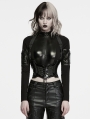Black Gothic Punk Functional Harness Corset Belt