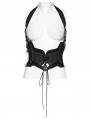 Black Gothic Punk Functional Harness Corset Belt