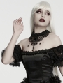 Black Crystal Glamorous Gothic Lace Choker